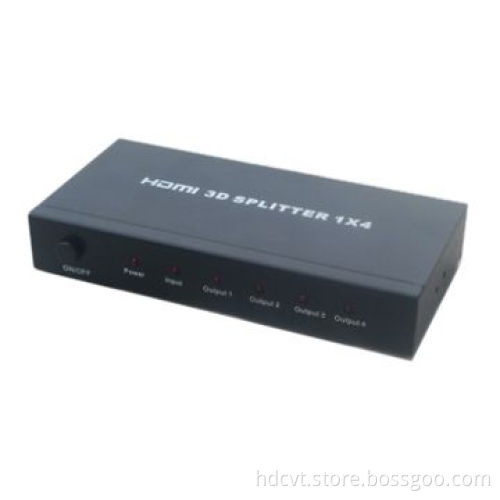 1 x 4HDMI Splitter, Supports 3D (HDCP) (HDMI 3D), Up to 225MHz Operating Frequency